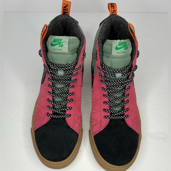 Nike SB Zoom Blazer Mid PRM Acclimate Jade Smoke - Picture 3 of 7